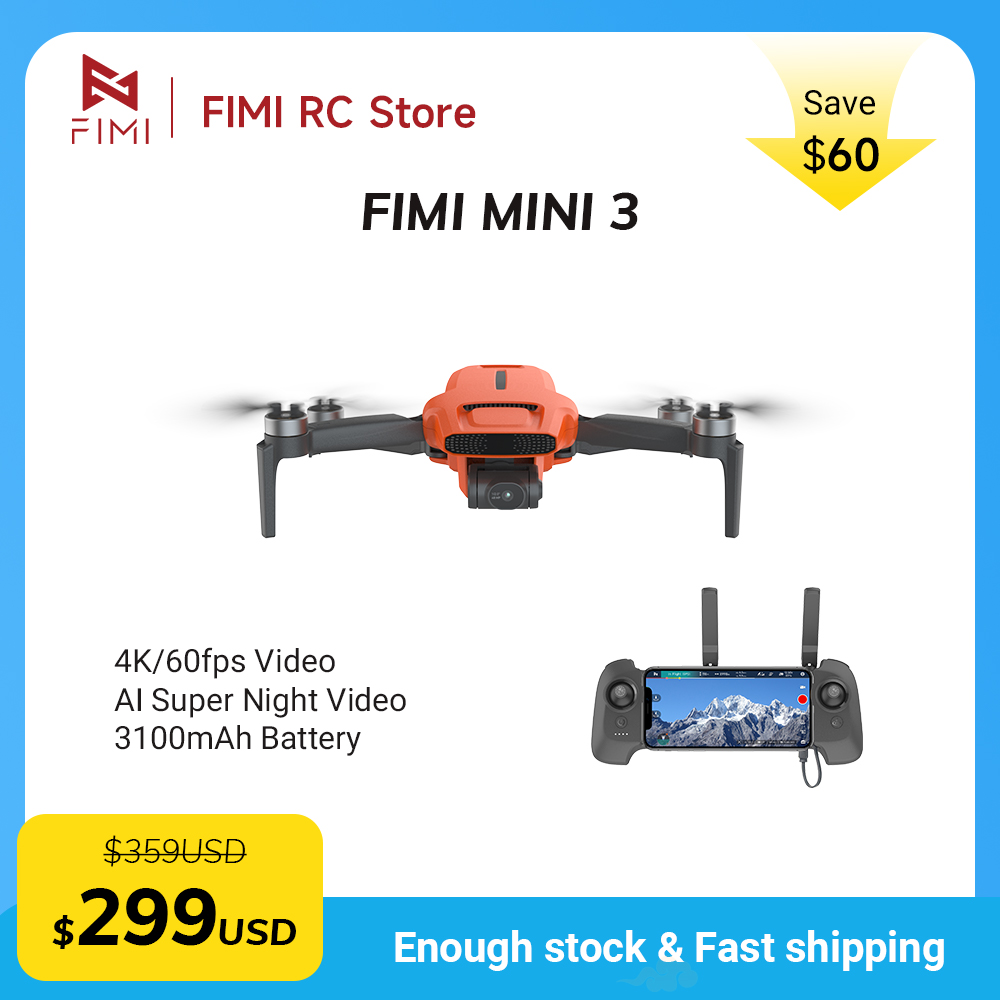 Drone Rc Team City - FIMI MINI 3 Camere Drone 4K