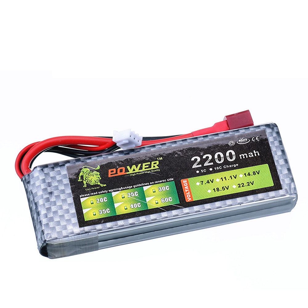 7.4v 2200mAh 45C LiPo Battery  - đánh giá và giá Drone Rc Boat