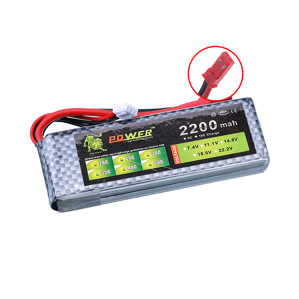 7.4v 2200mAh 45C LiPo Battery  - đánh giá và giá Drone Rc Boat