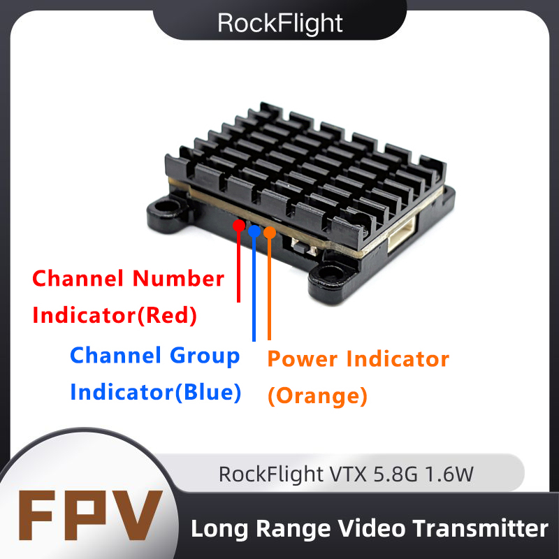 RockFlight TX663 VTX 5.8G 48CH - đánh giá và giá Drone Rc Racing