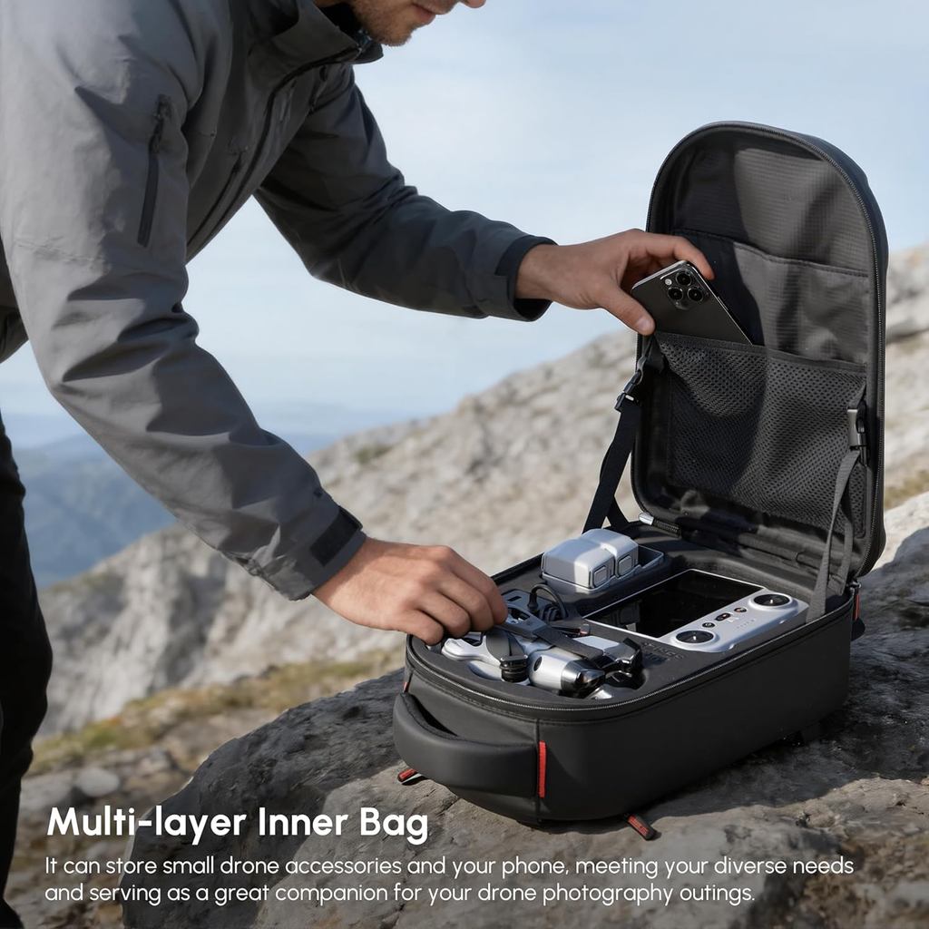 Waterproof Hard Carrying Backp - đánh giá và giá Drone Dji Rc Mini 3 Pro