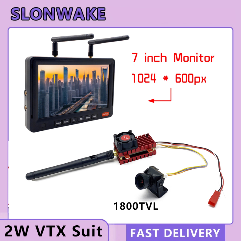 SLONWAKE 5.8G 2W VTX FPV 1800T - đánh giá và giá Joystick Rc Drone