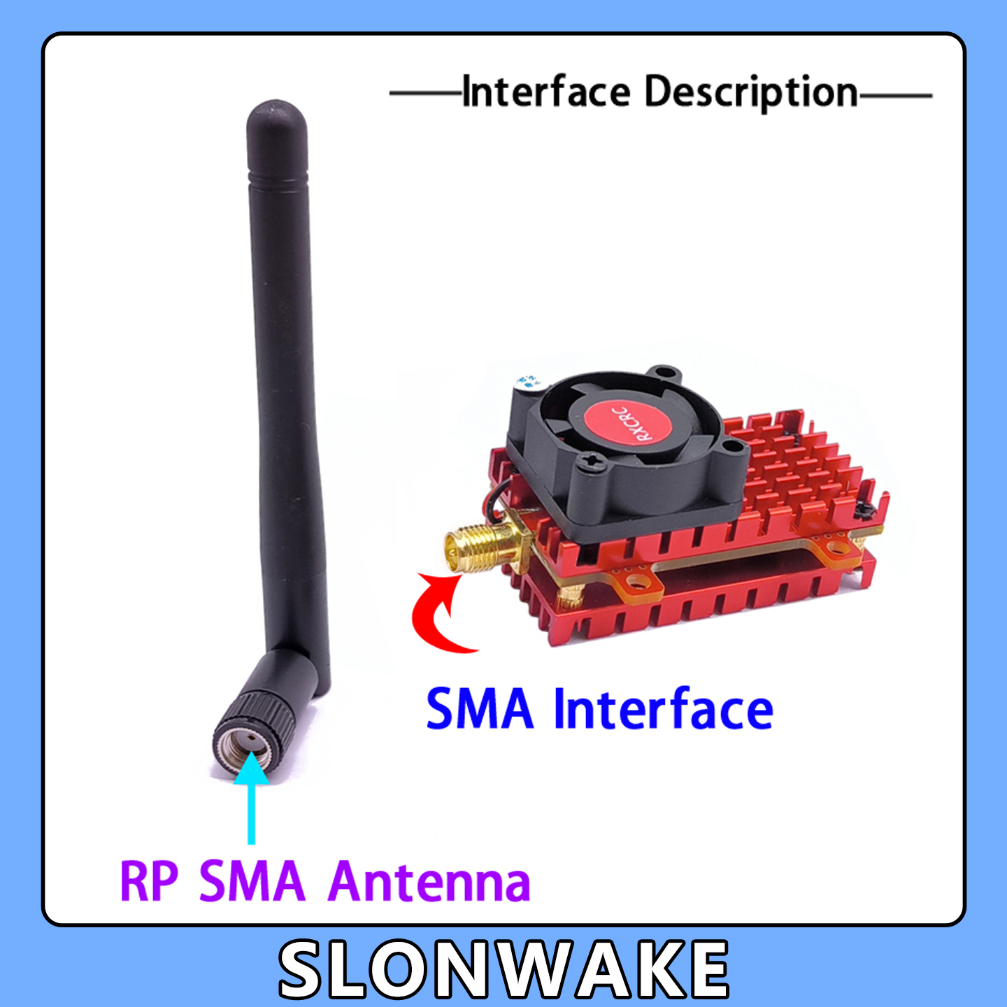 SLONWAKE 5.8G 2W VTX FPV 1800T - đánh giá và giá Joystick Rc Drone