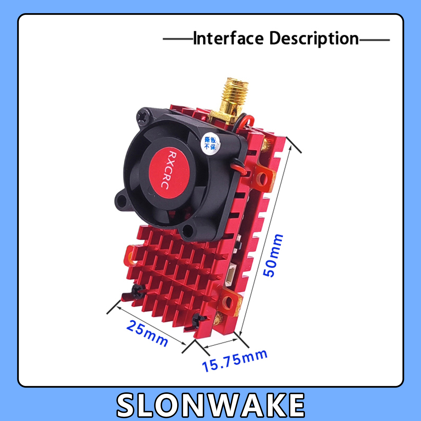 SLONWAKE 5.8G 2W VTX FPV 1800T - đánh giá và giá Joystick Rc Drone