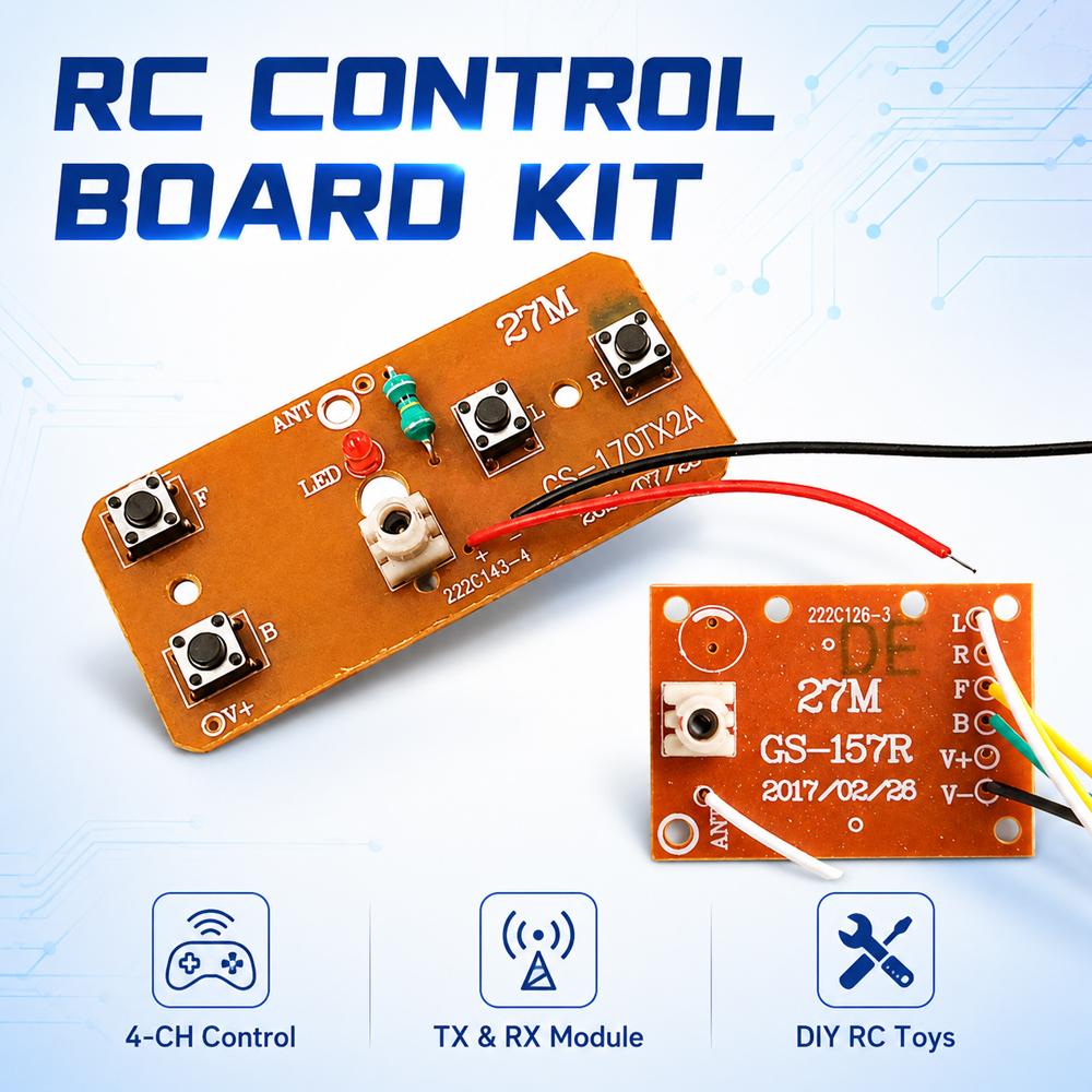 27MHz Remote Control Kit 4CH W - đánh giá và giá Joystick Rc Drone