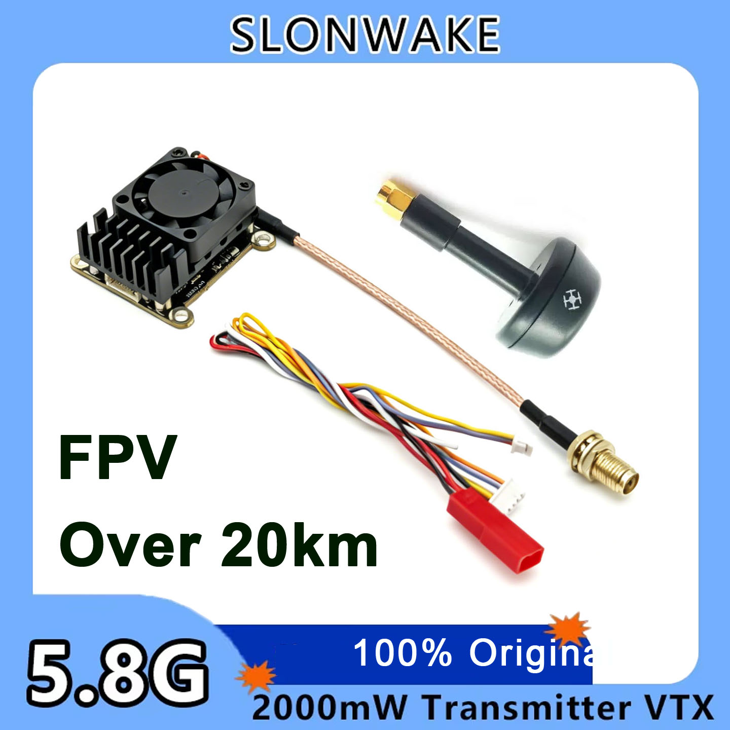 New upgrade 5.8Ghz 2W adjustab - đánh giá và giá Vtx Video Transmitter