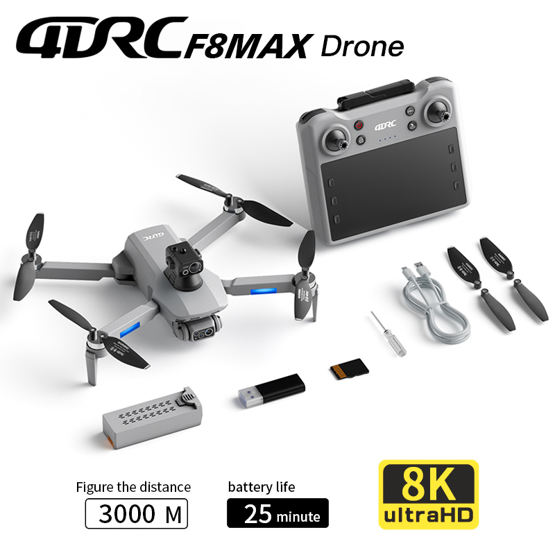 F8 MAX GPS Drone Professional  - đánh giá và giá Drone Rc Team City
