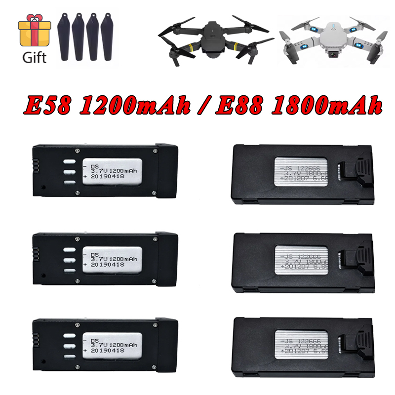 3.7V 1200mAh 1800mAh Lipo Batt - đánh giá và giá Lyzrc Drone