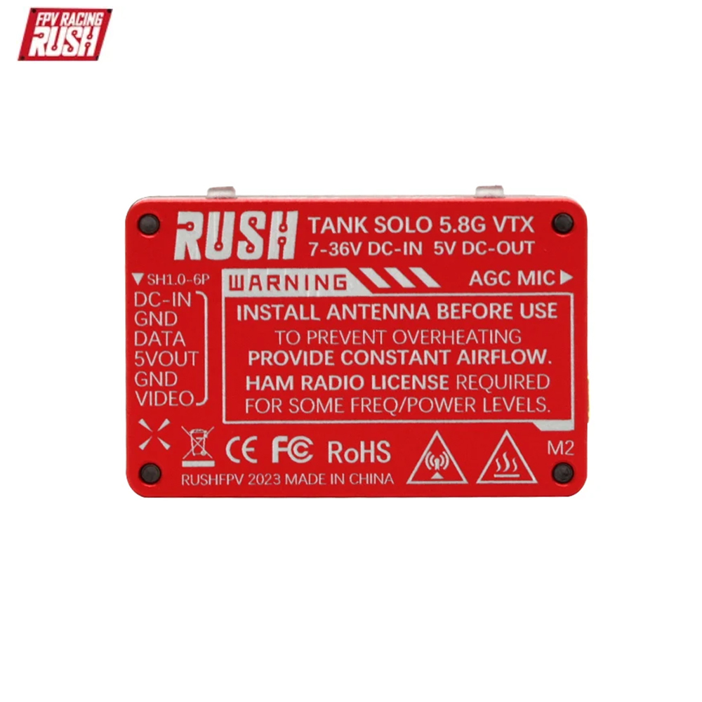 RUSHFPV Tank Solo VTX 5.8GHz 1 - đánh giá và giá Vtx Video Transmitter