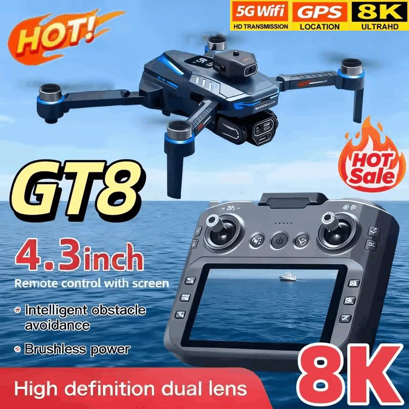 GT8 Drone 8K HD Camera 5G WIFI - đánh giá và giá Drone Rc Price