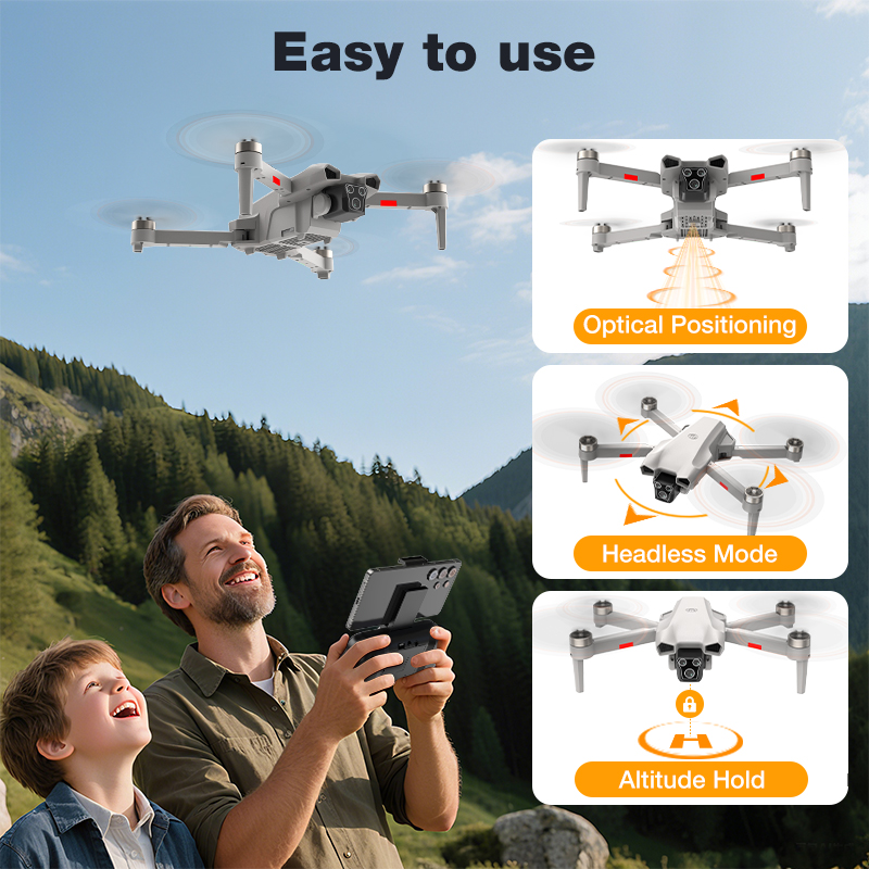 NEW Hot L017 Pro Drone Brushle - đánh giá và giá Drone Rc Team City