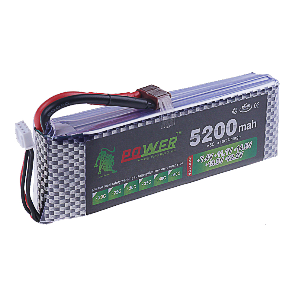 3S Lipo Battery 11.1V 5200mah  - đánh giá và giá Drone Rc Boat
