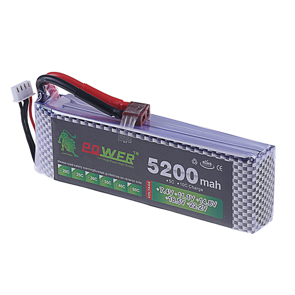 3S Lipo Battery 11.1V 5200mah  - đánh giá và giá Drone Rc Boat