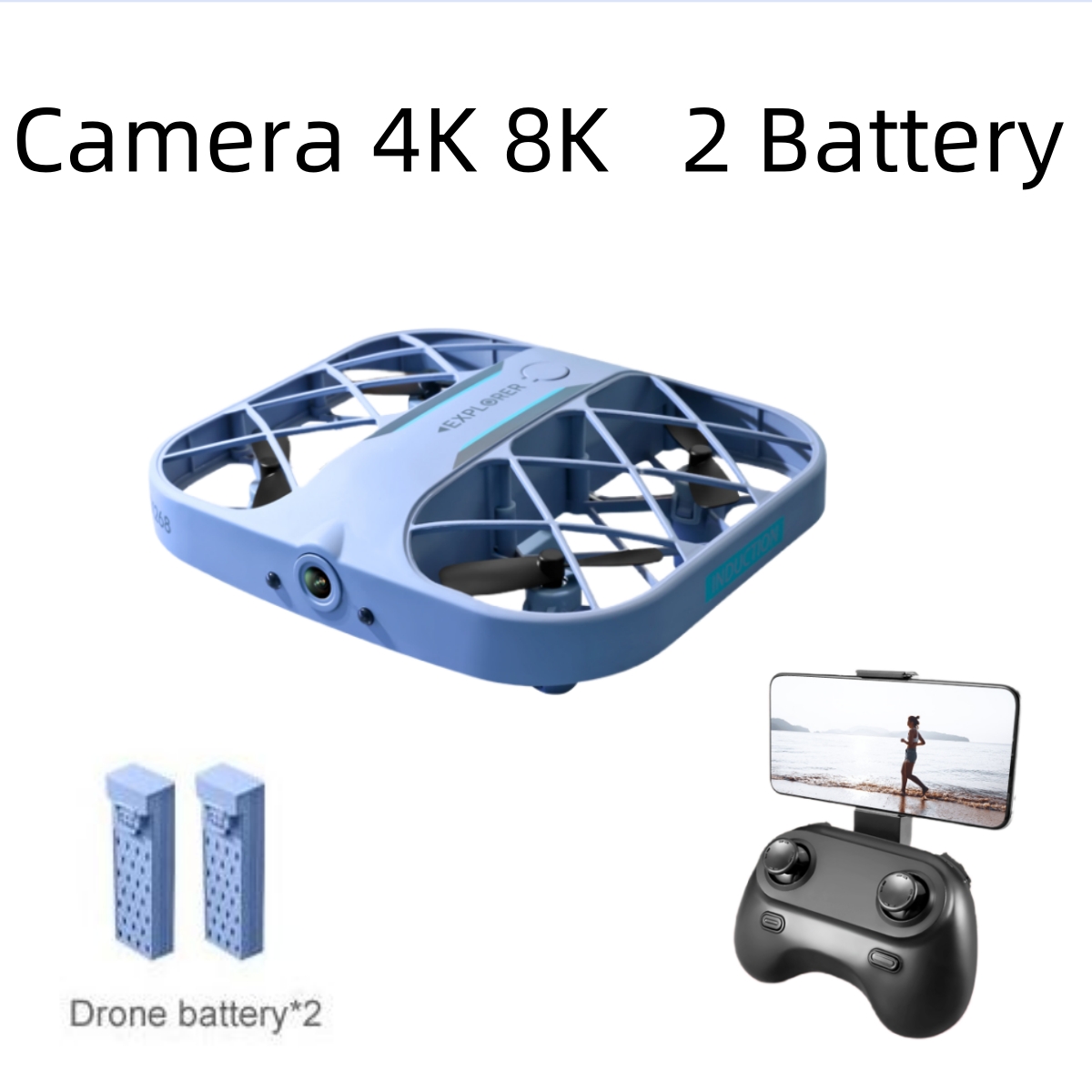 JJRC H107 FPV RC Drone with 2  - đánh giá và giá Lyzrc Drone