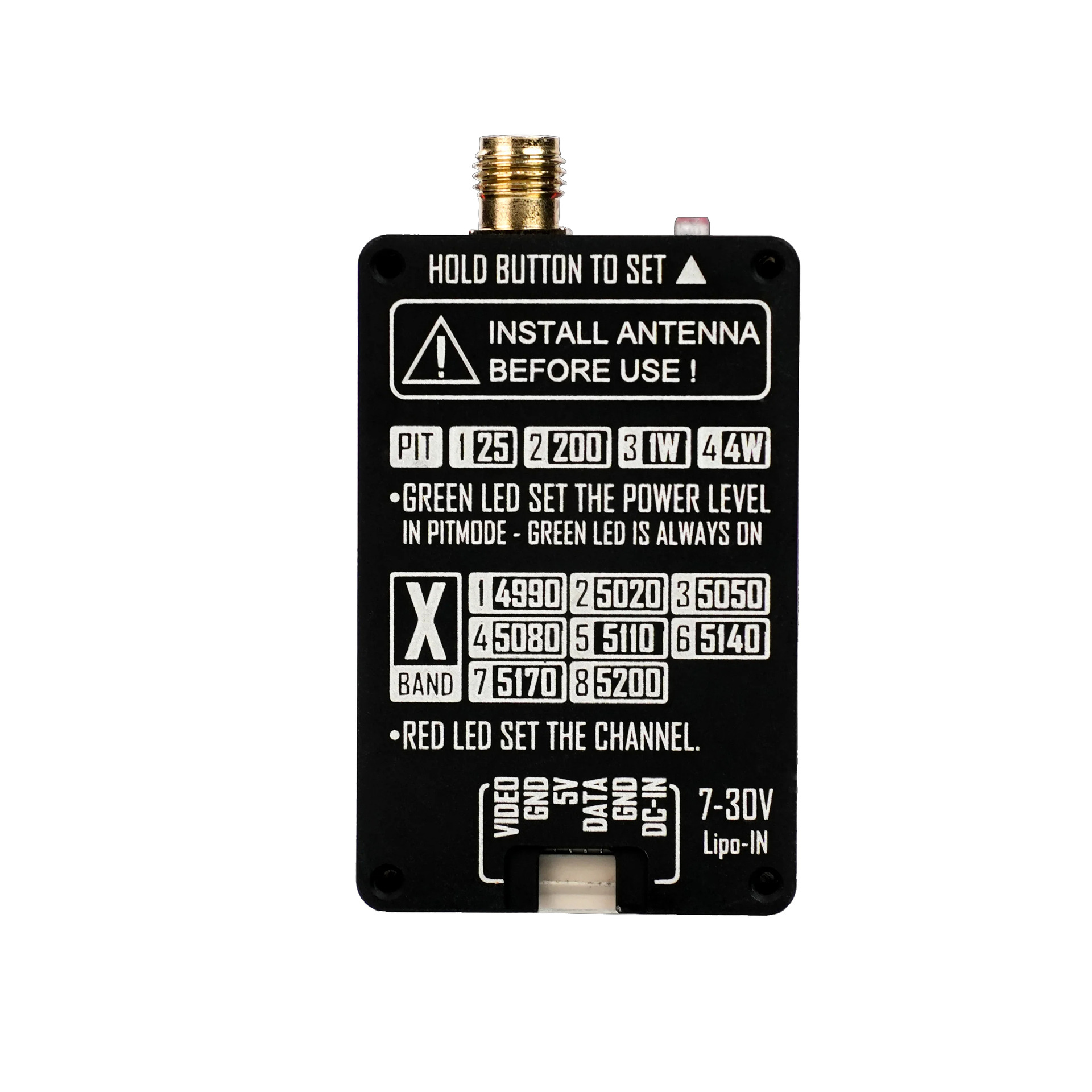 VTX RUSHFPV 4.9G 4W Video Tran - đánh giá và giá Vtx Video Transmitter